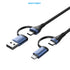 Vention Kabel Data 4in 1 100W Fast Charging 5A - CTL