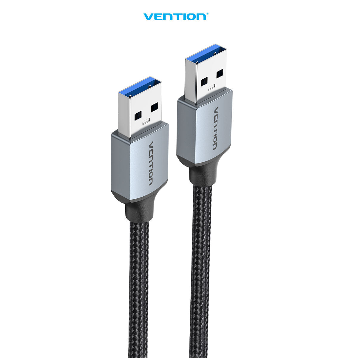 Vention Kabel Data Cable USB 3.0 A Male to Male 2A 5Gbps Aluminum Alloy 1M 2M 3M - CTS