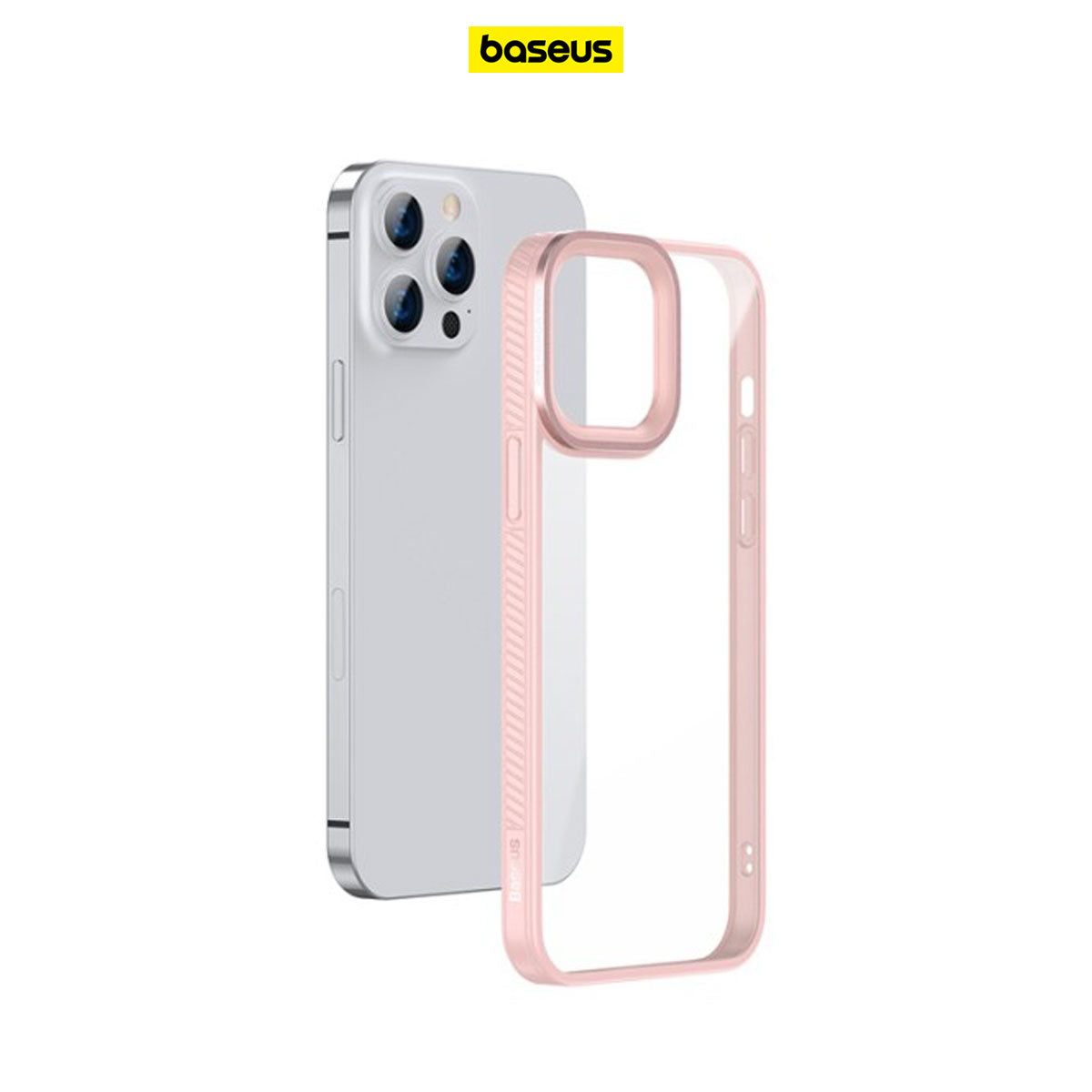 Baseus Crystal Phone Case For iP 13 pro max 2021 Pink