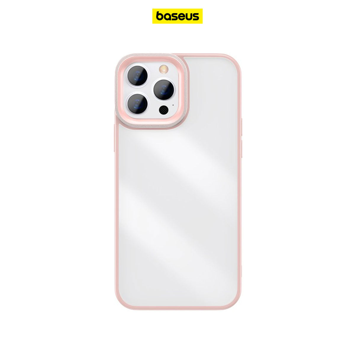 Baseus Crystal Phone Case For iP 13 Pro 2021 Pink