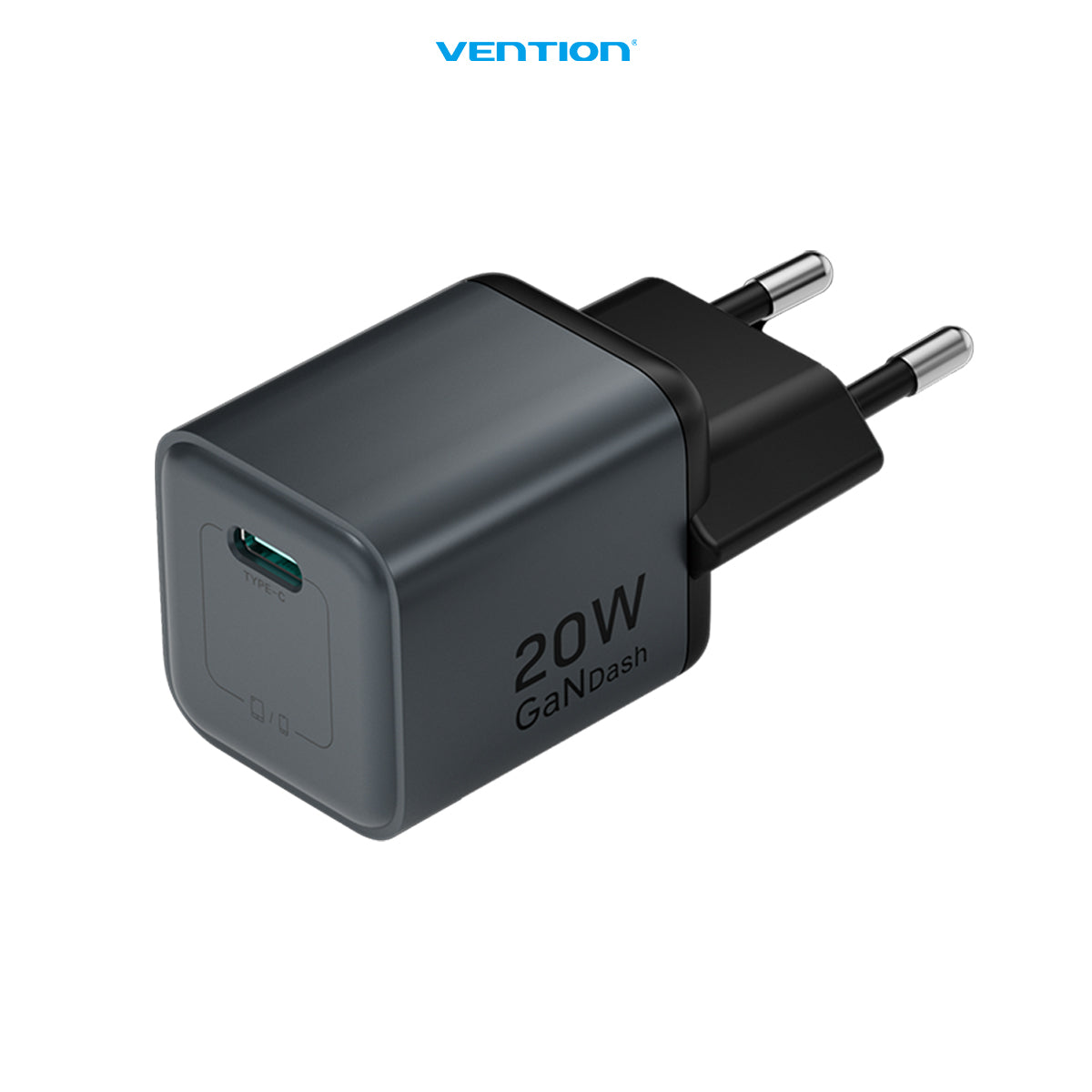 Vention Dash Series Kepala Charger GaN5 1C 20W Fast Charging EU - FEV