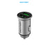 Vention Car Charger Mini Dual Port USB A 18W Fast Charging - FFA