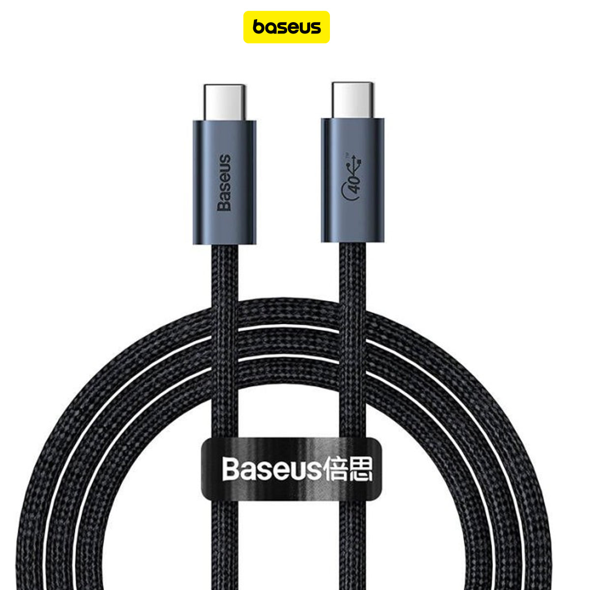 Baseus Flash Series Kabel Data USB4 Full Featured Type C to C 100W