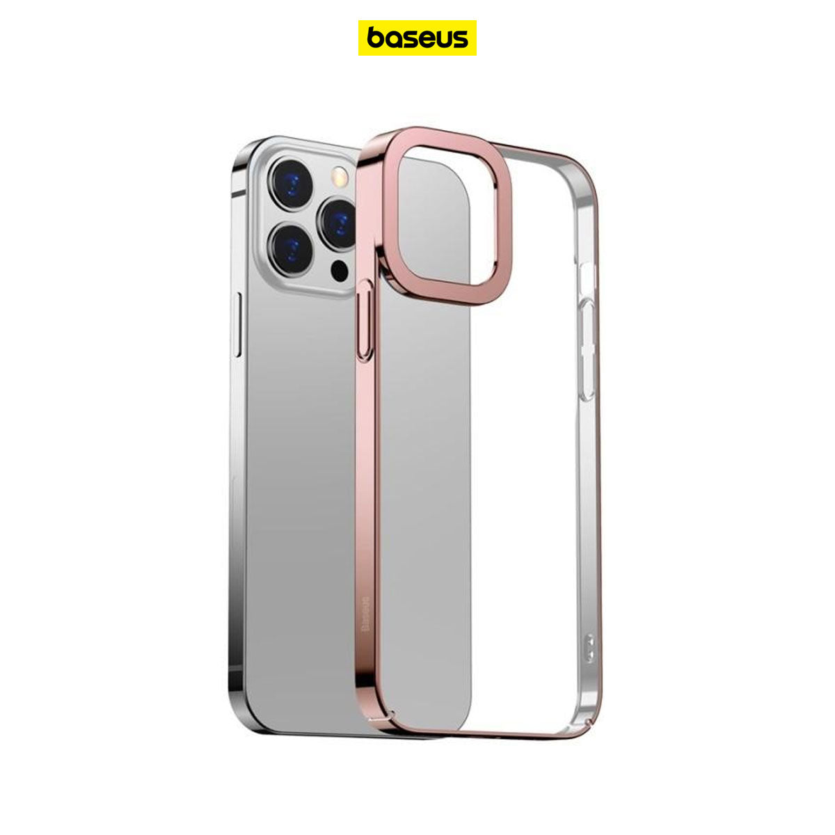 Baseus Glitter Phone Case For iP 13 pro max 2021 Pink