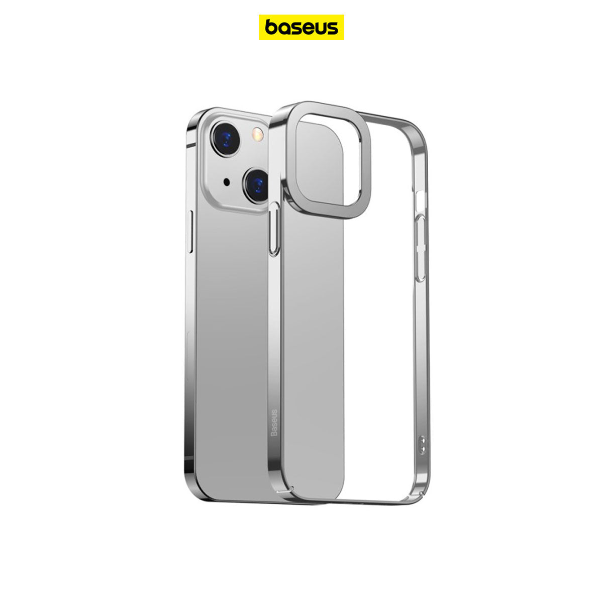 Baseus Glitter Phone Case For iP 13 2021 Silver