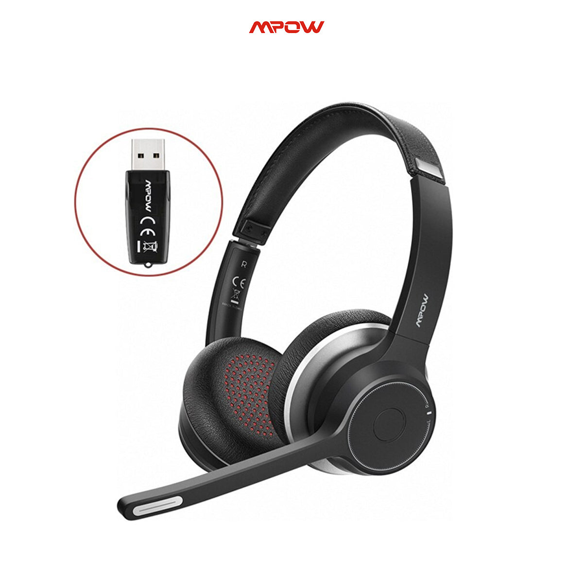 MPOW HC5 Plus Bluetooth Headset - MPBH479BB