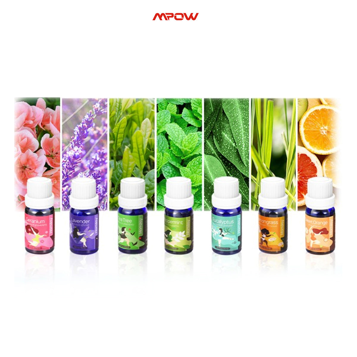 MPOW - VicTsing Homasy Essential Oils Set 100% Pure (7pcs) HMHM360