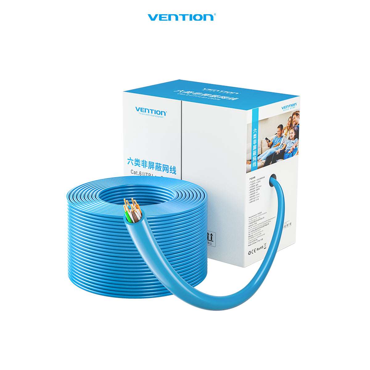 Vention Kabel LAN  RJ45 Cat 6 UTP Ethernet Bulk Cable 305M - IHG