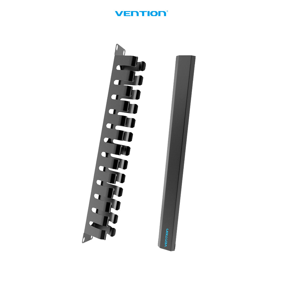 Vention Kabel Manager 1U Rak Server Cable Manager - KHA