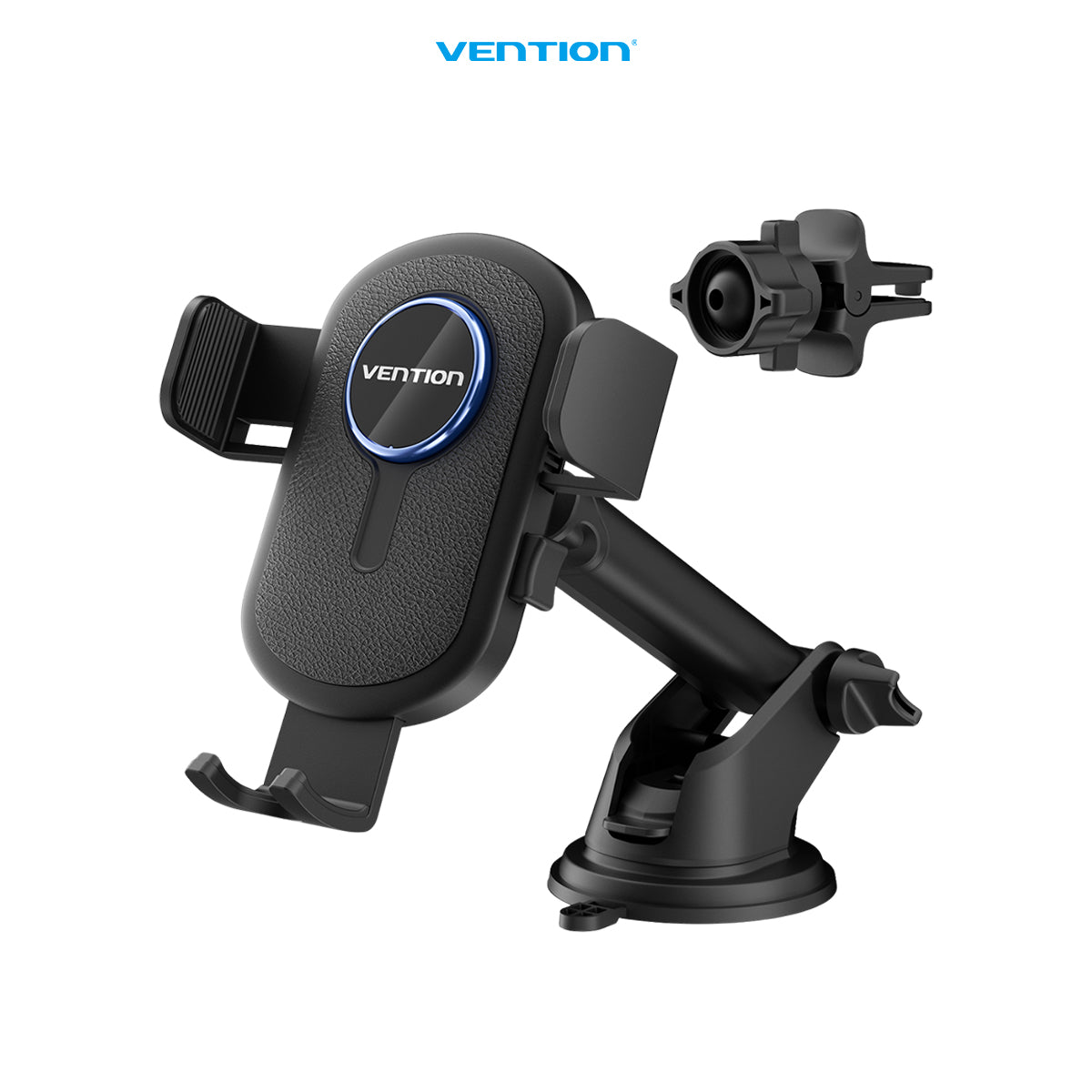 Vention Car Phone Mount with Suction Cup+Duckbill Clip - KSB