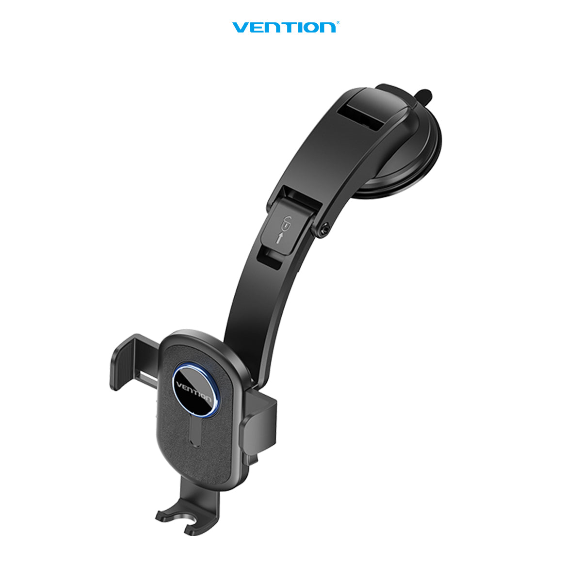 Vention One Touch Clamping Car Phone Mount with Suction Cup - KSC