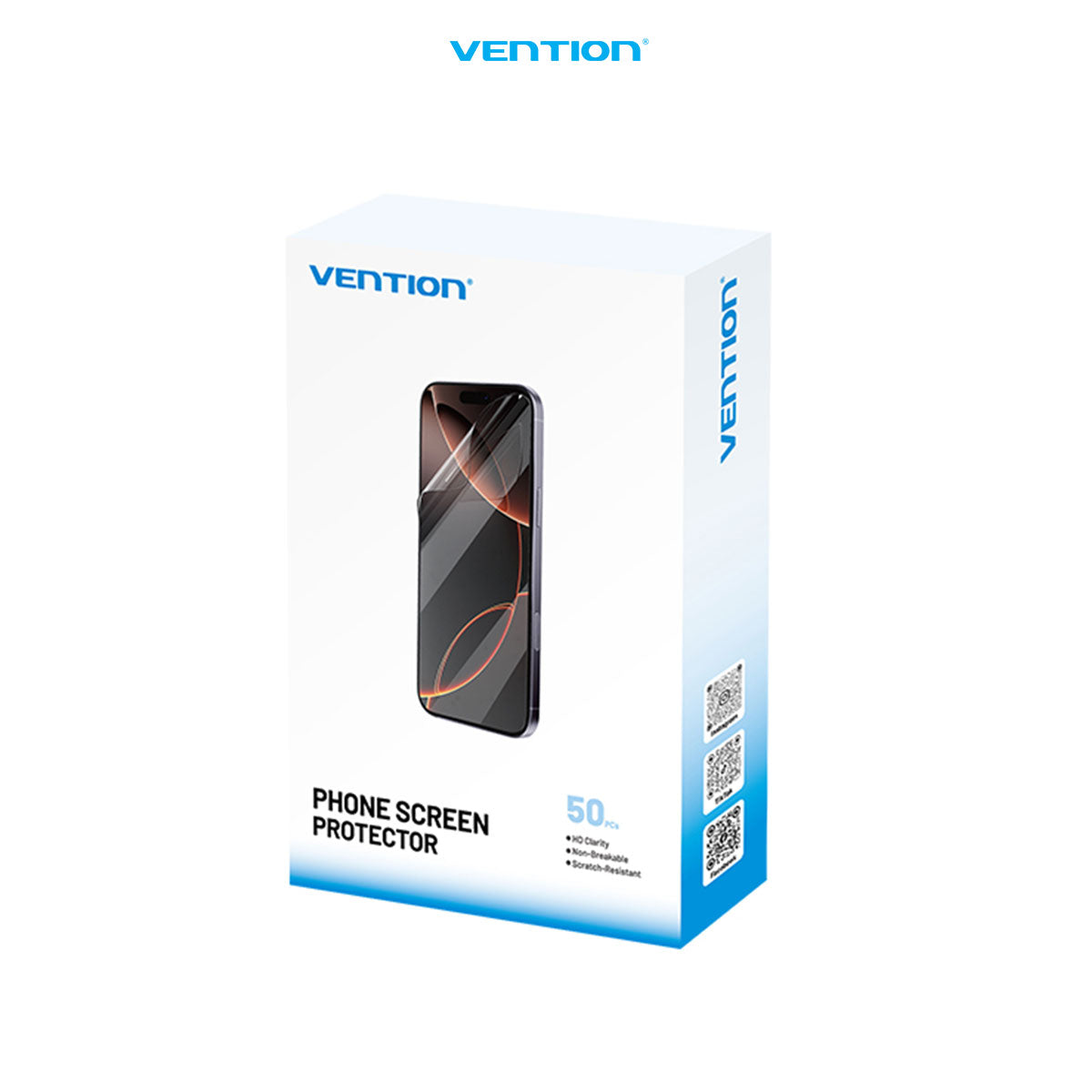 Vention Phone Hydrogel Screen Guard Protector Up to 7.2 Inc - KWC