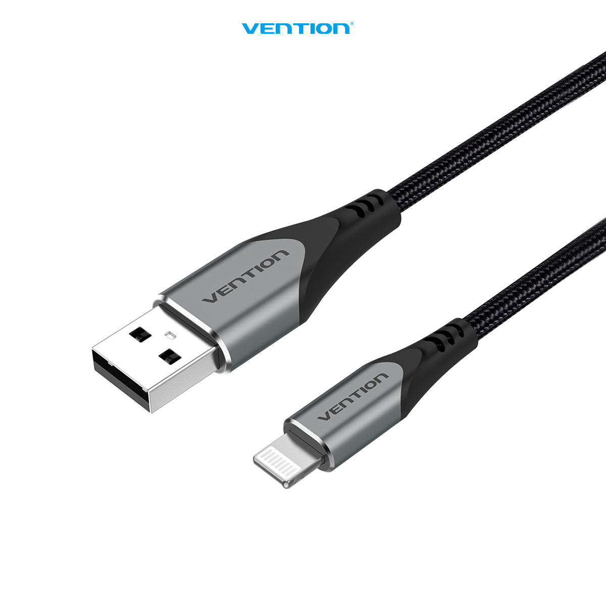 Vention Kabel Charger USB to Lightning 2.4A MFI Fast Charging - LAD