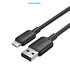 Vention Kabel Charger  USB A To Lightning 2.4A - LAM