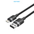 Vention Data Cable USB A to Ip 2.4A Fast Charging - LAN