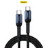 Pisen 60W C to C Wine Glass Shaped Data Cable- LS-TC05