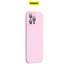 Baseus Liquid Silica Gel Protective Soft Case For iP 13 Pro 2021 Pink