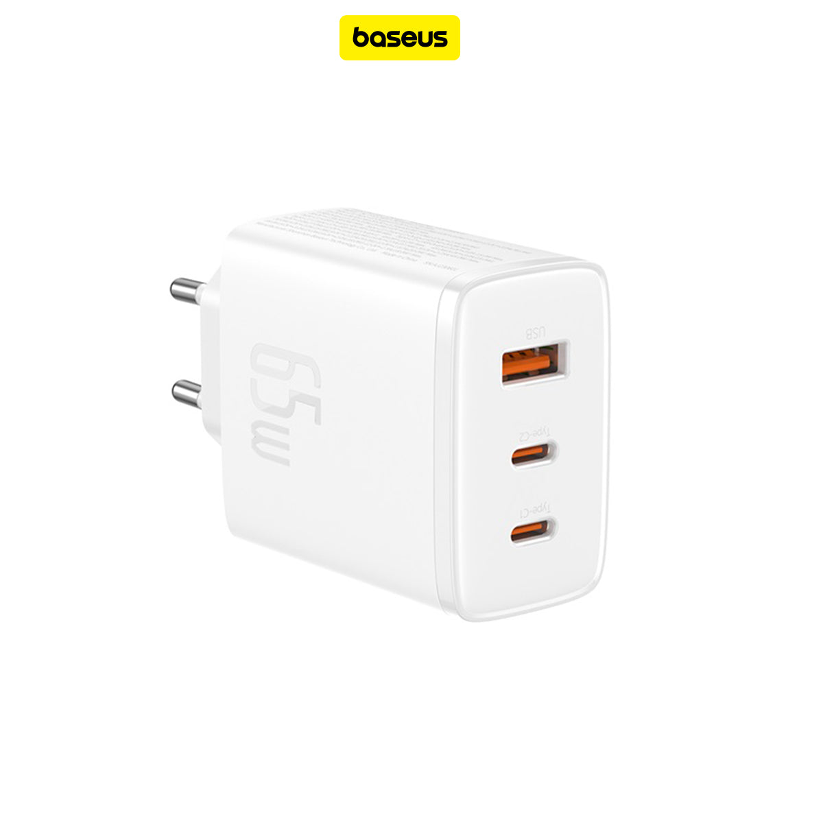 Baseus Cube Pro Fast Charger 2C+U 65W EU