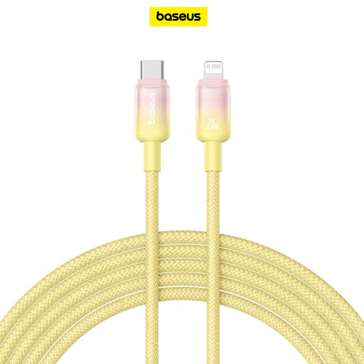 Baseus Discolor Series Kabel Charger Type C to Lightning 20W