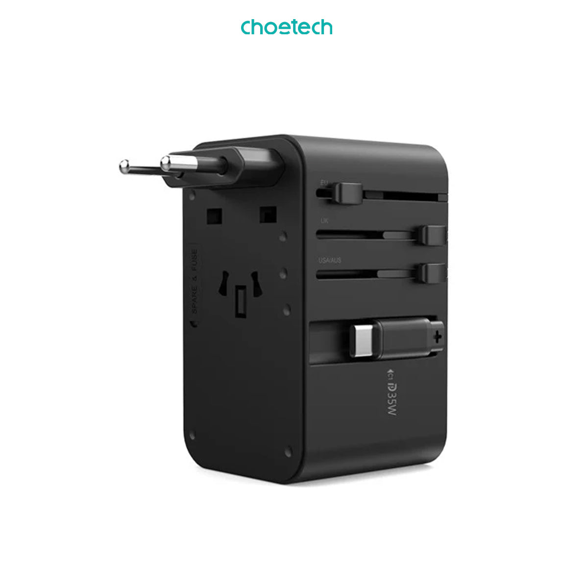 Choetech PD5020 GaN Adaptor Universal Travel Wall Charger PD 35W