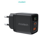 Choetech PD6052 GaN Charger 35W 20W 15W Dual Port USB Type A & C