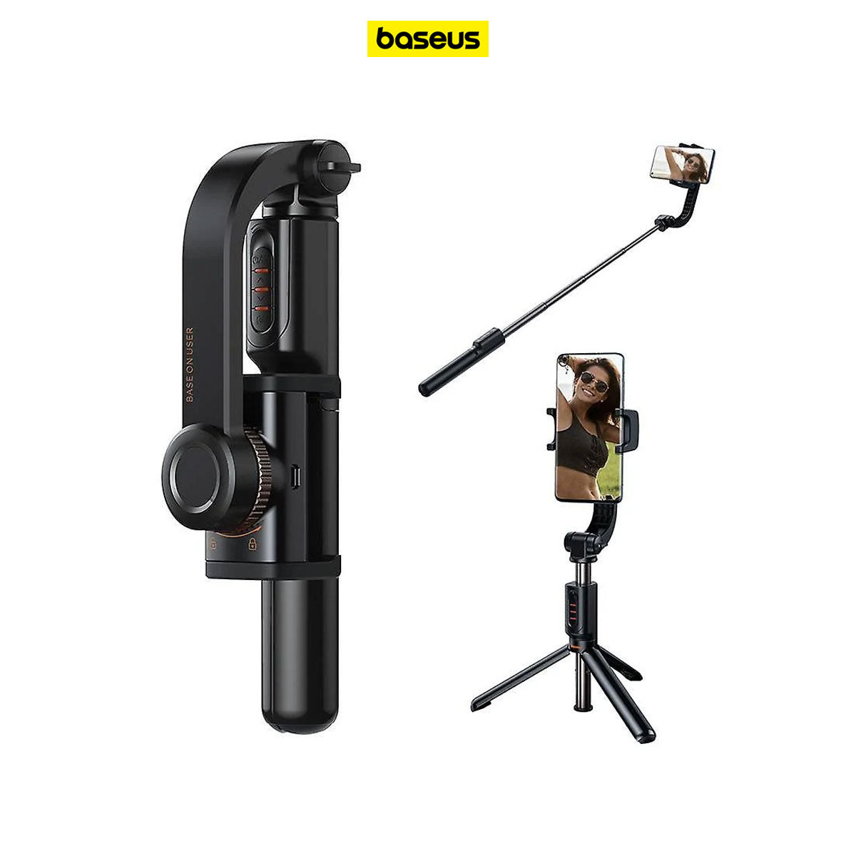 BASEUS Lovely Uniaxial Bluetooth Folding Stand Selfie Stabilizer SULH