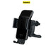 BASEUS Smart Solar Power Wireless Car Mount Electric Holder - SUZG0000