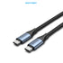 Vention Kabel Data  USB Type C to USB 4.0 Thunderbolt  Male to Male 5A 240W PD  Cotton Braided - TAV
