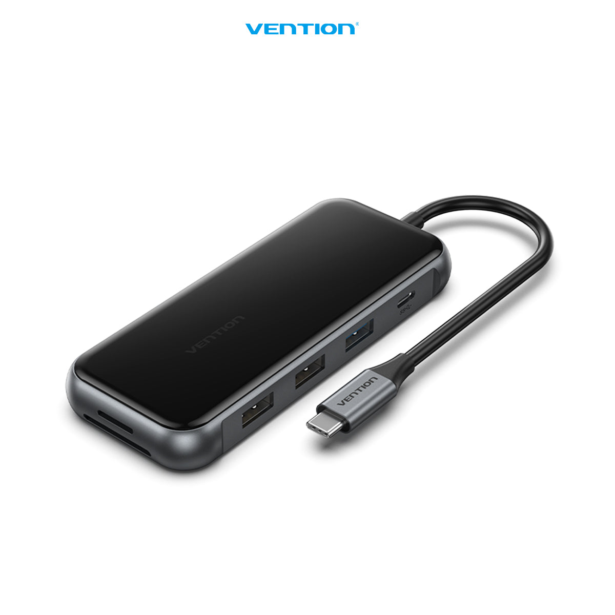 Vention Hub Multiport 9in 1 Docking Station USB Type C To HDMI/USB C 100W PD Acrylic Type - TFH