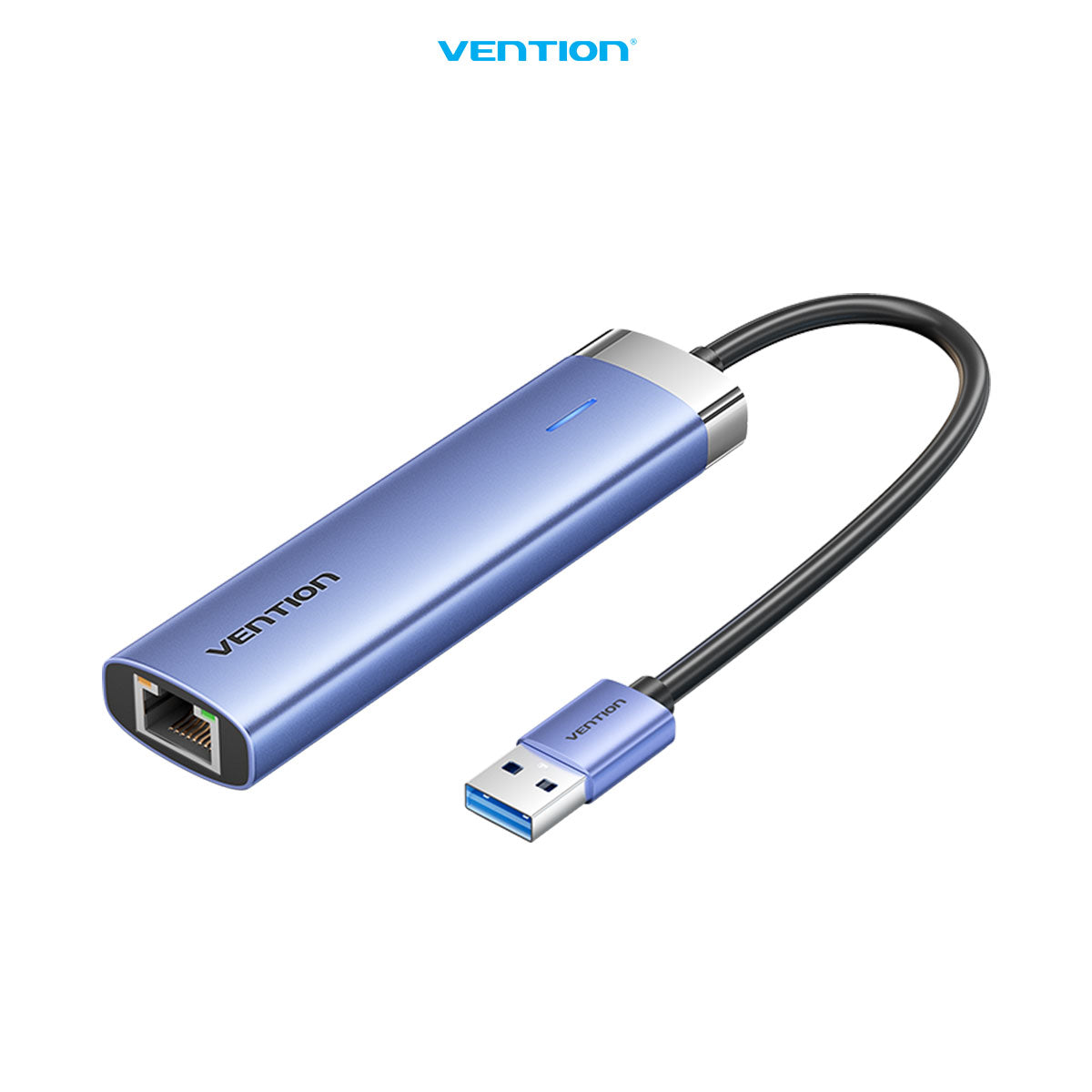 Vention HUB USB 3.0 Multiport to 5in1 USB 3.0/RJ45/USB C Aluminum Alloy - TGF