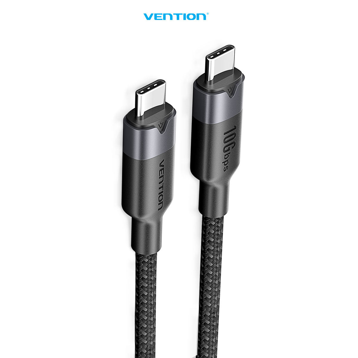 Vention Kabel Cable USB 3.2 Gen2 Type C Male to C Male 5A 10Gbps 4K 60Hz Aluminum Alloy - TRG