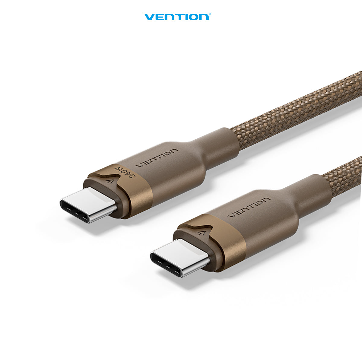 Vention Kabel Charger USB 2.0 Type C to C 5A 240W PD 3.1  Fast Charging Nylon Braided - TRI