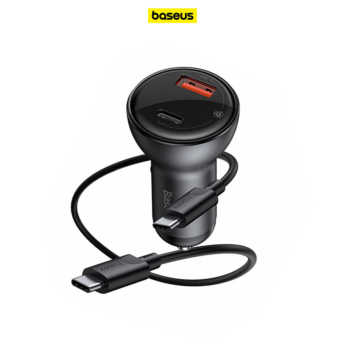 BASEUS Digital Display PPS Dual QC Car Charger 45W - TZCCBX-C