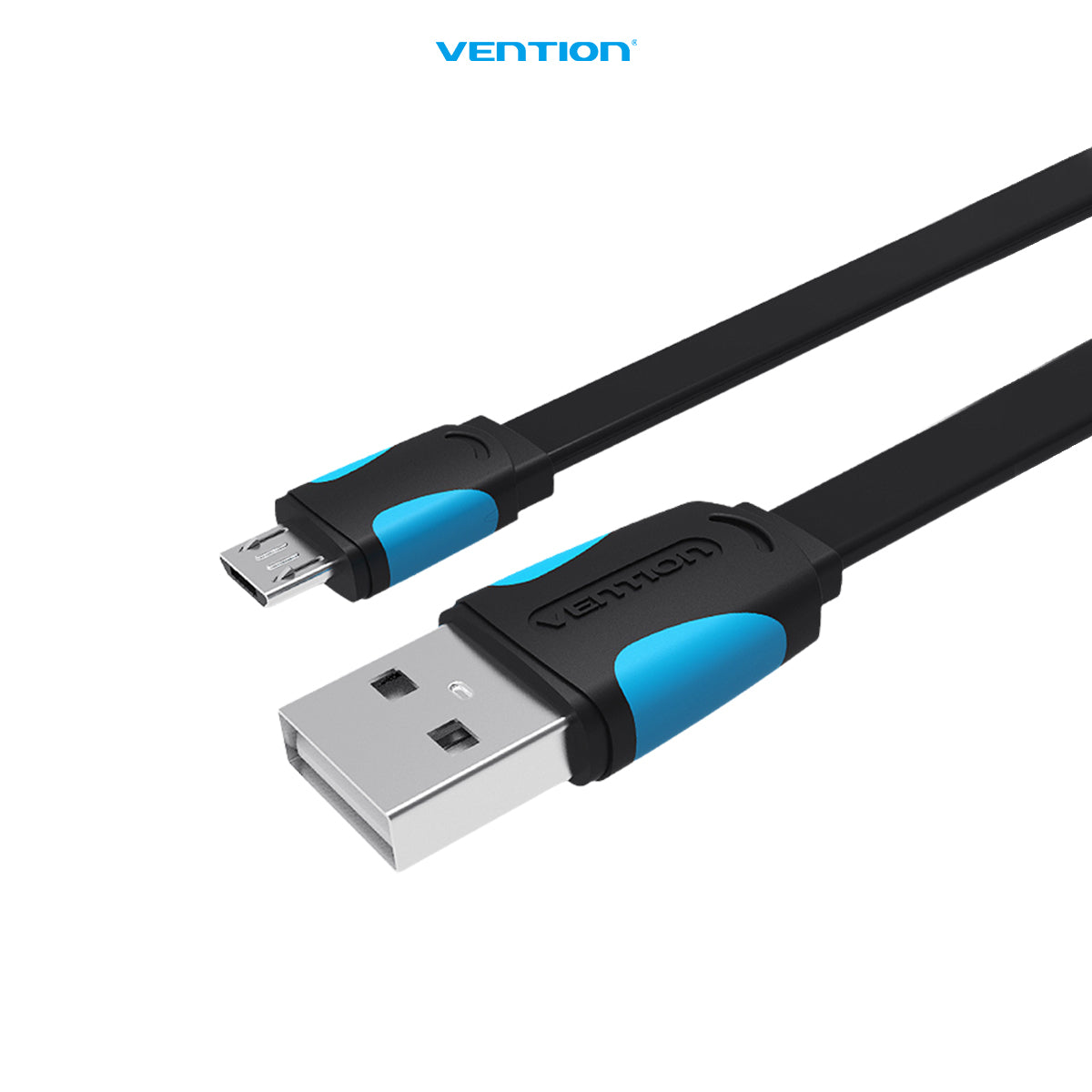 Vention Kabel Charger USB A to Micro Flat 2A Fast Charging - VAS-A08