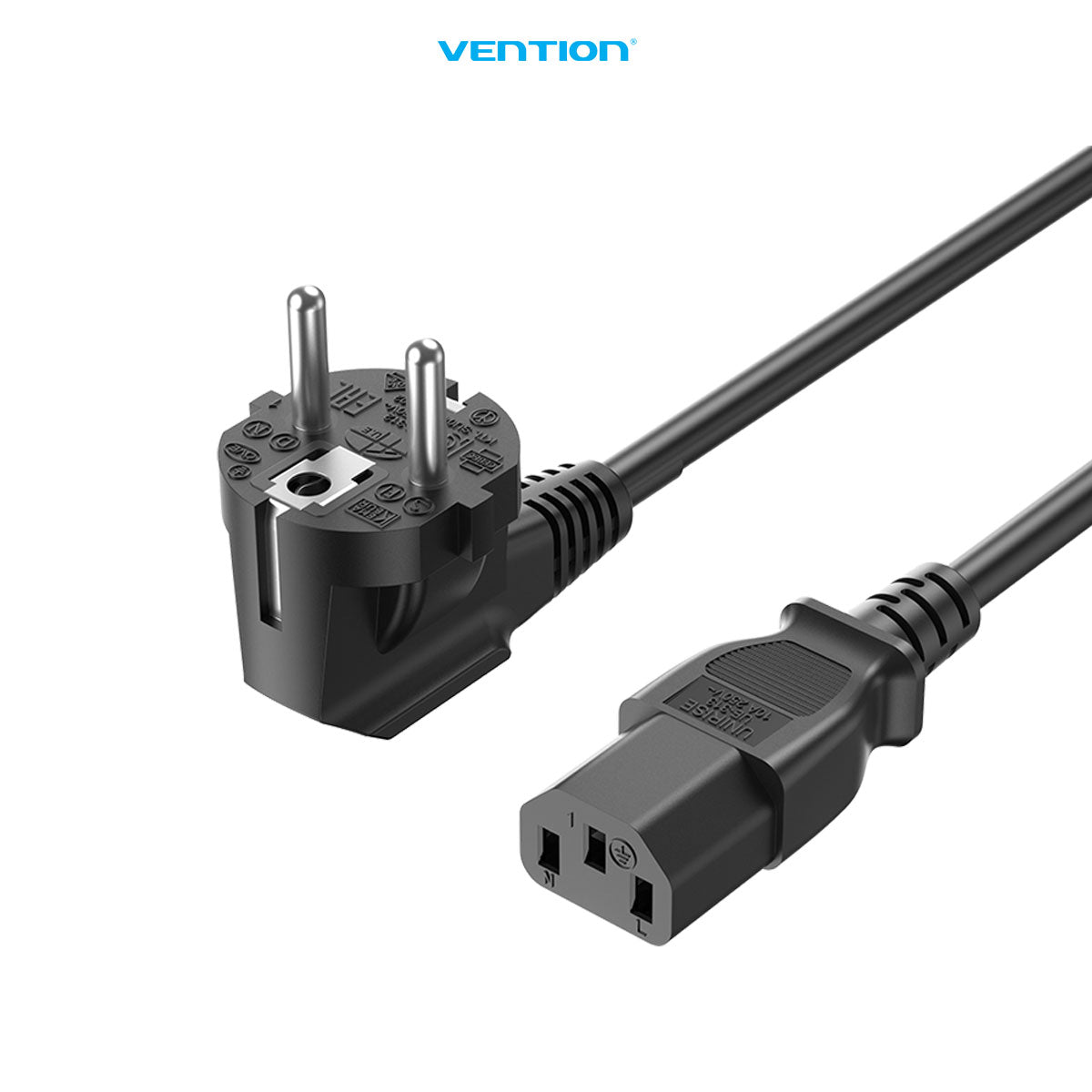 Vention  Power Cord C13 Connector 3 Prong  EU Plug - ZCJ