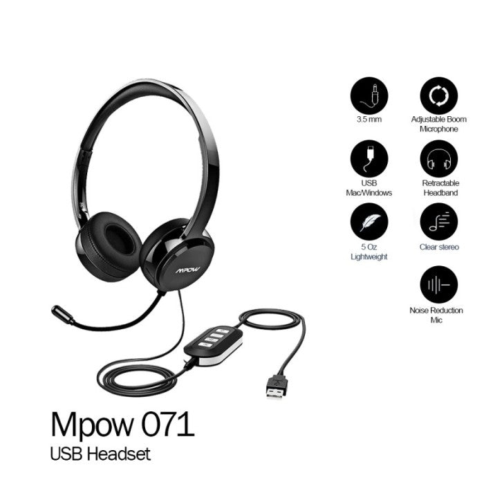 ORIGINAL Mpow 071 USB Headset