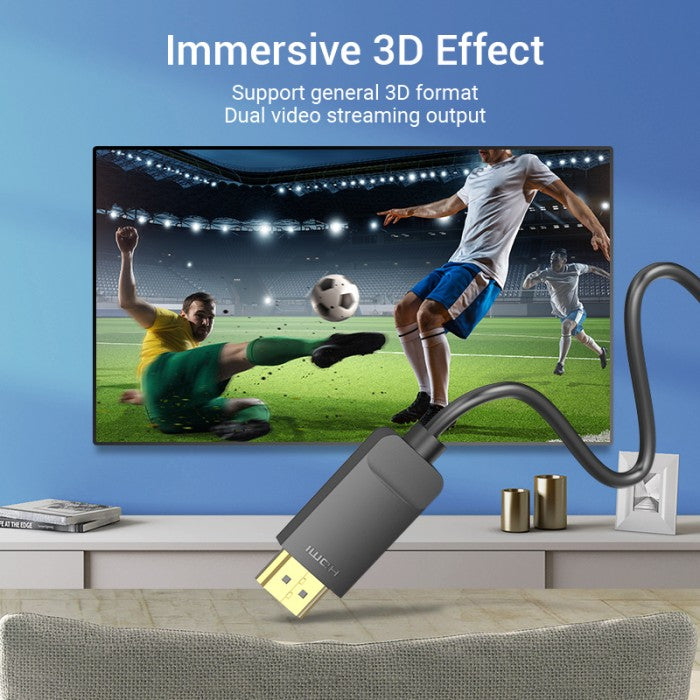 Vention Kabel Converter Mini DP to HDMI Male Cable 1M 2M 3M - HAB