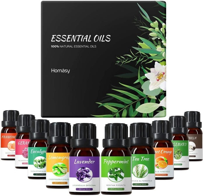 MPOW - Homasy Floral Essential Oils Set 10x10ML HMHM647