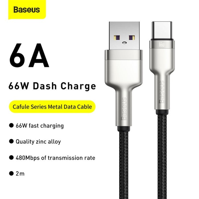 Baseus Cafule Series Metal Data Cable USB to Type-C 66W