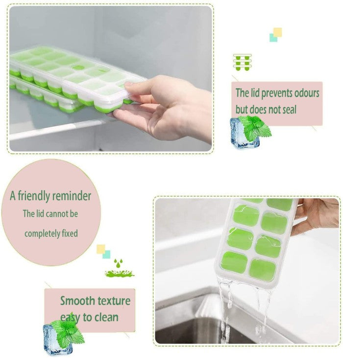 Mpow Omorc Ice Cube Trays 2 Pack - MECP245AG