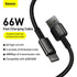 BASEUS Tungsten Gold Fast Charging Data Cable Type-C 66W 2m - CATWJ