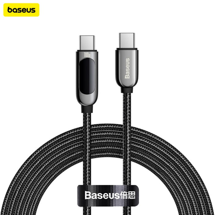 Baseus Display Fast Charging Data Cable Type-C to C 100W 2m - CATSK-C