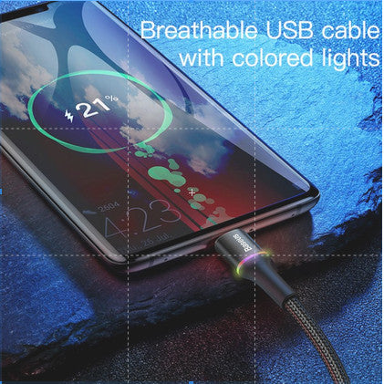 Baseus Halo Data Cable USB For Type-C 3A 1M