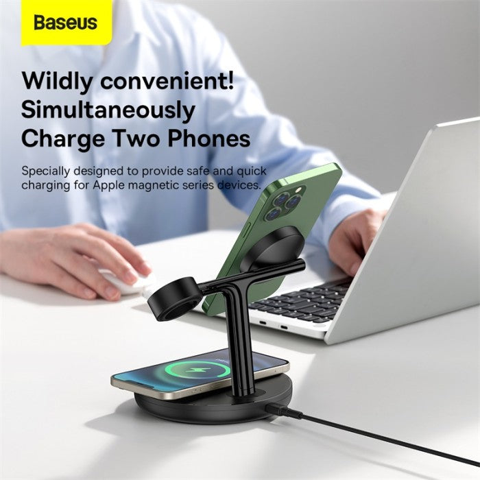 Baseus Swan 3-in-1 Wireless Magnetic Charging Bracket 20W WXTE000101