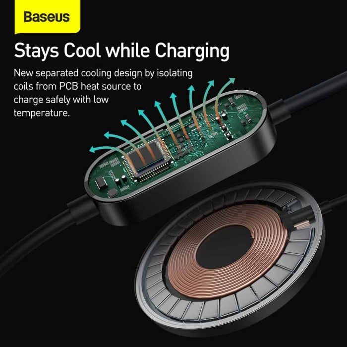 Baseus Simple Mini2 Magnetic Wireless Charger 15W (CCJJ010001)