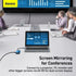 Baseus Metal Gleam Series 8-in-1 Multifunctional Type-C Blue