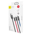 BASEUS Three Primary Colors 3-in-1 Cable USB For M+L+T 3.5A 30CM CAMLT