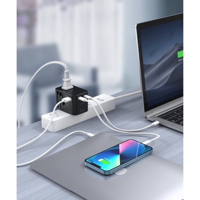 Chotech PD5009 Travel Wall Charger 2C+A GaN PD65W 2C+A