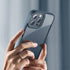 Baseus Crystal Phone Case Hard Case for iPhone 13 Pro with TPU Frame - Biru