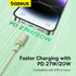 Baseus Kabel Charger Habitat Series Type C to iP Fast Charge 20W 1m